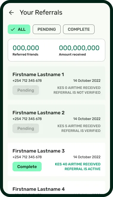 Leja referral screen 2