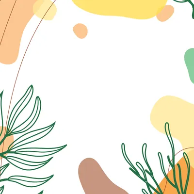 Lizopendwa brand pattern of leaves and soft colour shapes