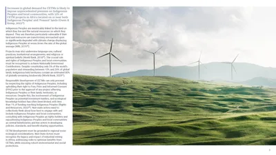 Context setting continued, opposite a landscape of wind turbines on green hills