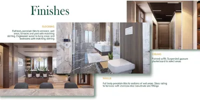 Finishes spread, left page